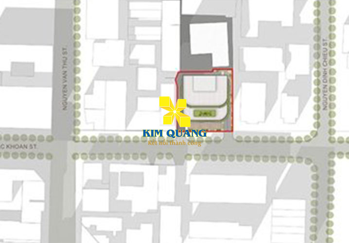 Sơ đồ vị trí của tòa nhà cho thuê đường Phùng Khắc Khoan