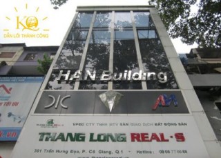 CHO THUÊ VĂN PHÒNG QUẬN 1 HAN BUILDING